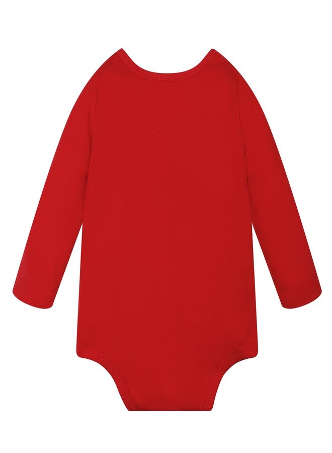 NUBEEHOHO Newborn Baby Santa Claus Outfit Unisex Infant Christmas Clothes Set First Xmas Party Suit Baby 3pice Outfis (6946 0-3M) - Image 3